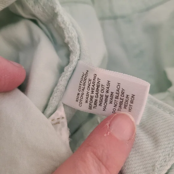 Loft Mint Green Boyfriend Denim Pants - Picture 9 of 9